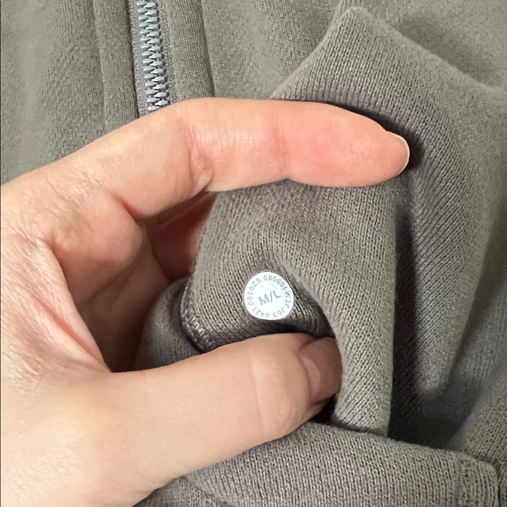 Lululemon Scuba Half Zip Funnel Neck in Rover - Picture 3 of 4